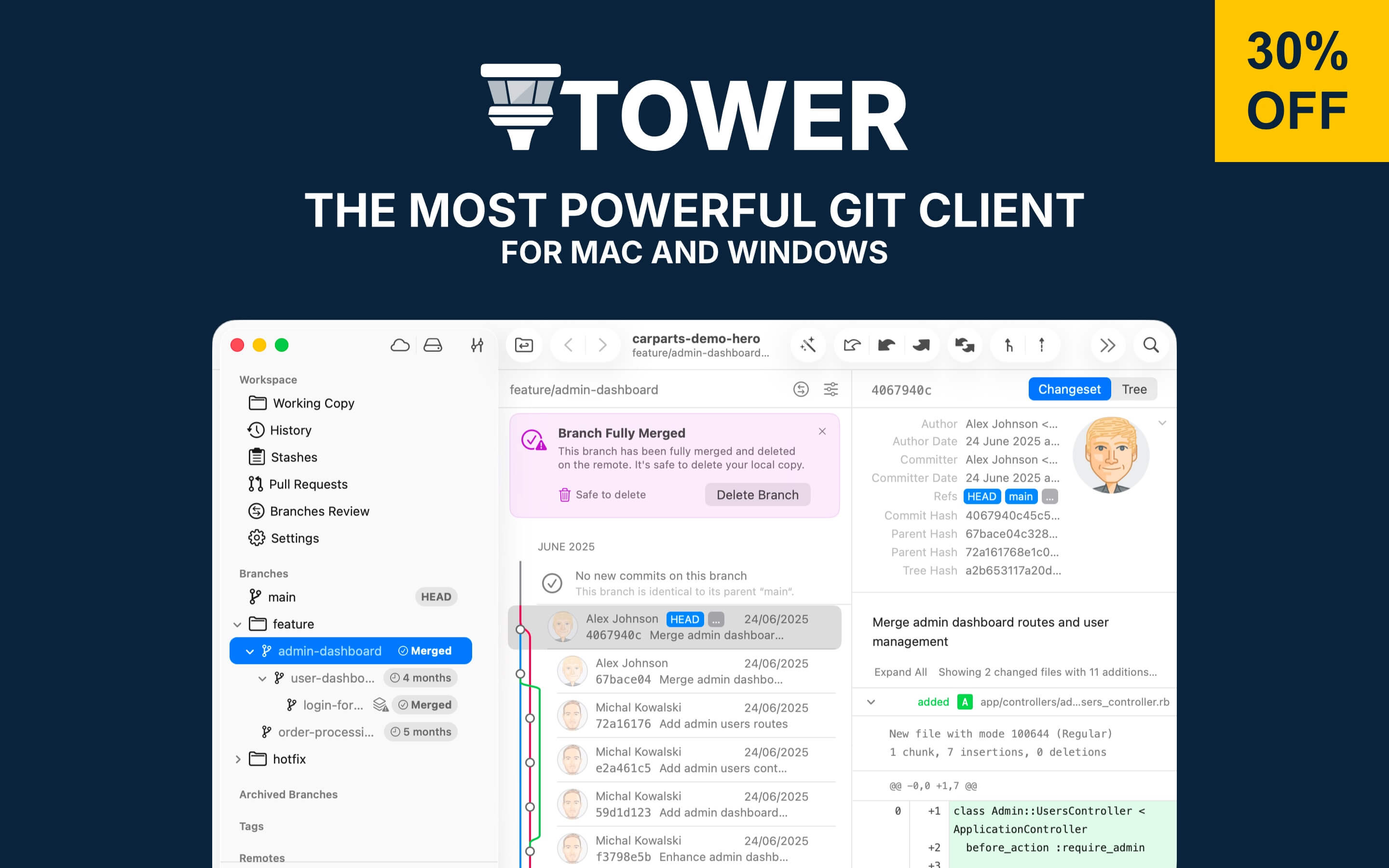 Tower promotional banner