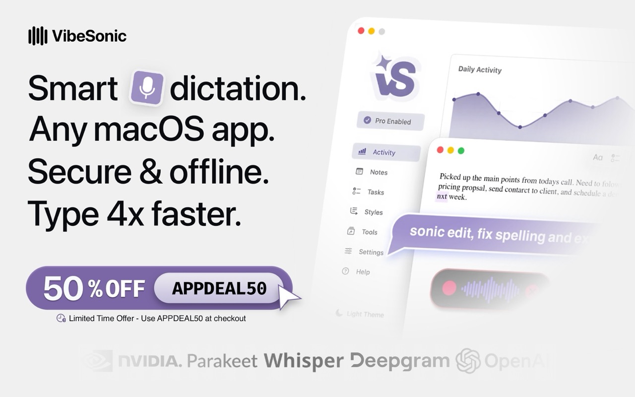 VibeSonic Pro promotional banner